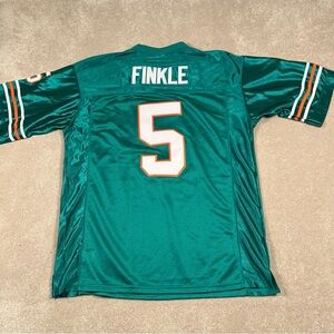 Ray Finkle Ace Ventura Dolphins New Football Jersey Custom Sewn men's Large